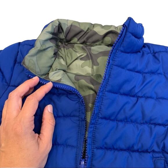 Baby GAP Blue Winter Puffer Jacket - Picture 5 of 8